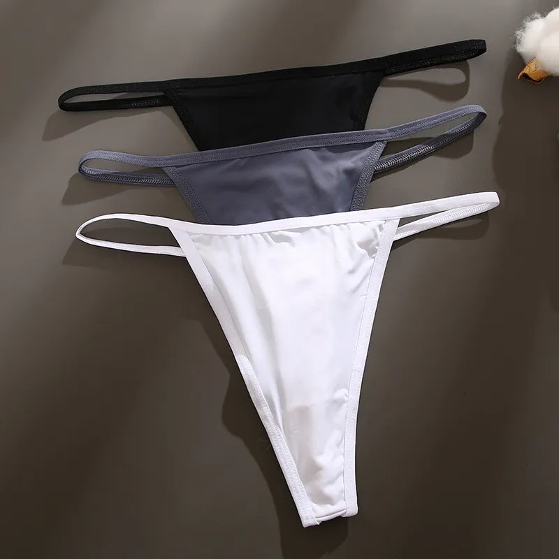 3PCS/Set Seamless Thong Sexy Thongs Panties Set