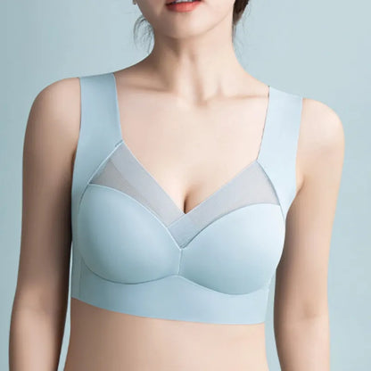 Woman Top Bra Sexy Push Up Bra Seamless Ice Silk Underwear