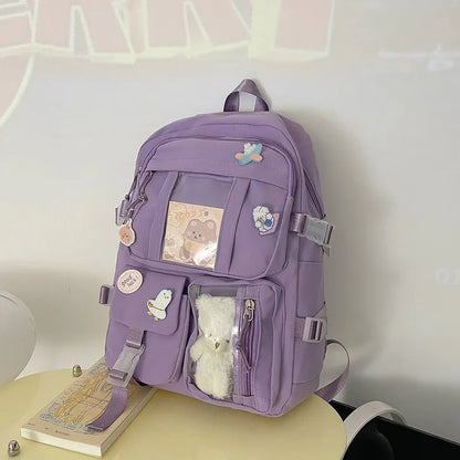 Popular Girls High School Student Backpack Bags