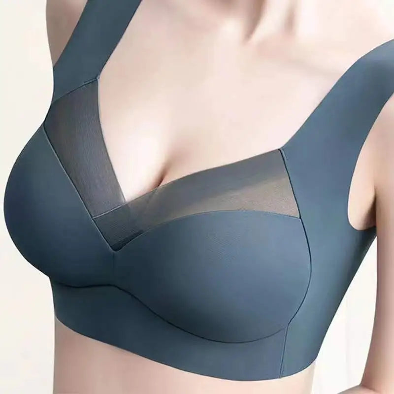 Woman Top Bra Sexy Push Up Bra Seamless Ice Silk Underwear