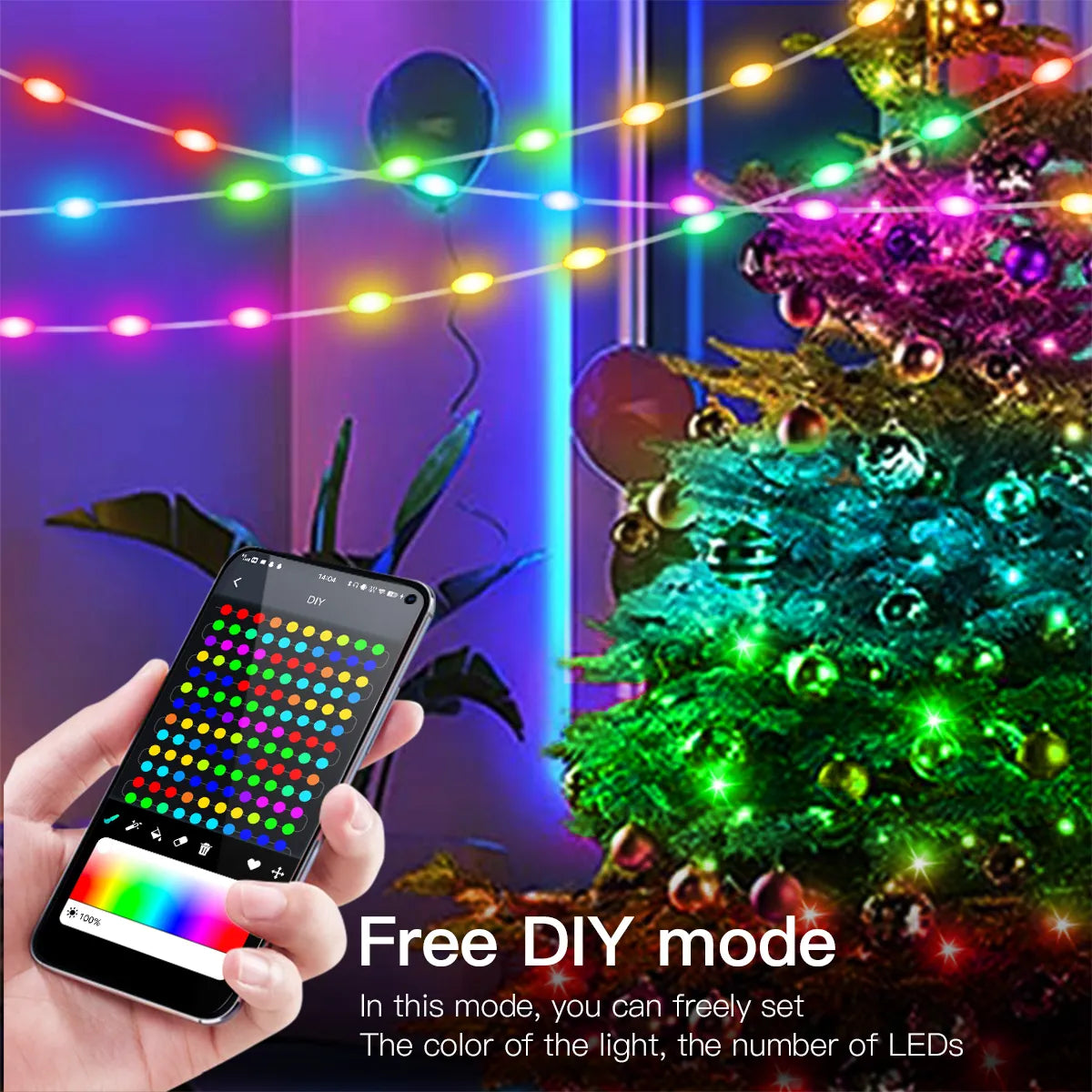 Smart Bluetooth Addressable Curtain Lights