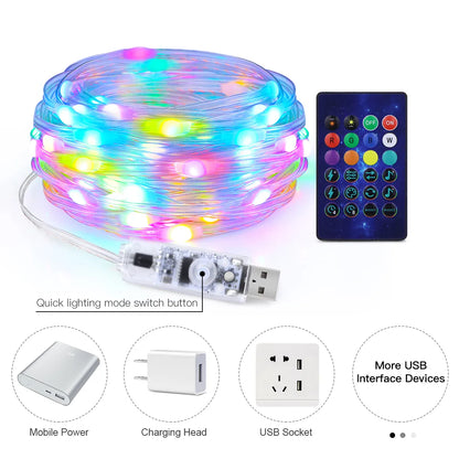 Smart Bluetooth Addressable Curtain Lights