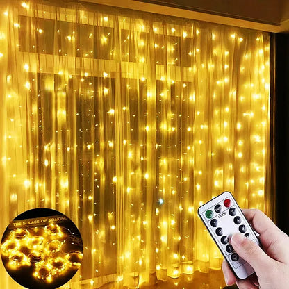 Curtain LED String Lights