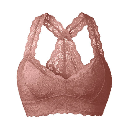 Lace Bras Comfortable Bralette Solid Underwear