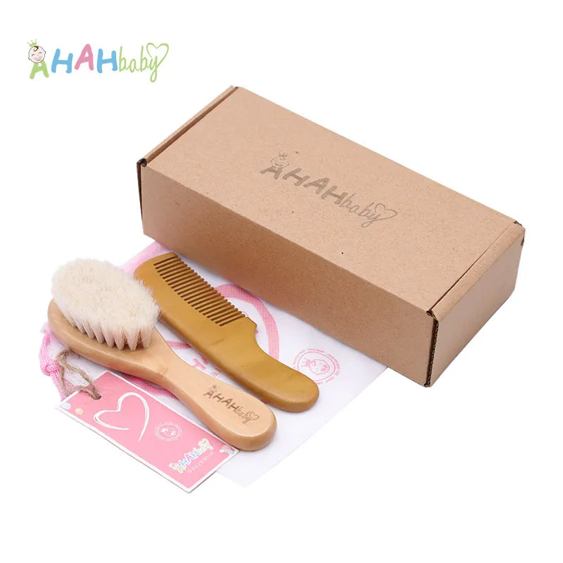 2pcs/Set Baby Hair Brush And Comb Set