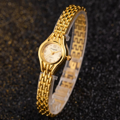 Bracelet Watch Golden Relojes Small Dial Quartz Watch