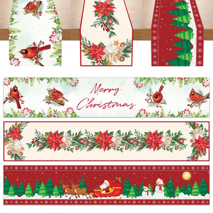 Christmas Table Runner Merry Christmas Decorations