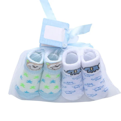 2Pairs/lot Infant Baby Socks Autumn Cotton Baby Socks