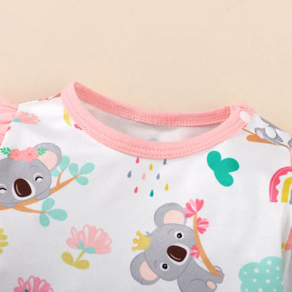 0-12Months Newborn Baby Clothes Girl Long Sleeves