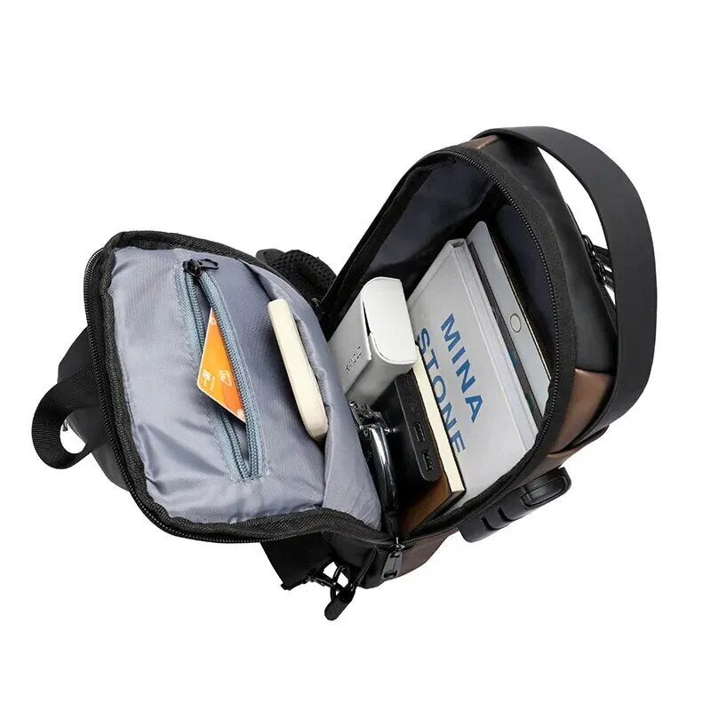 Multifunction Anti Theft USB Shoulder Bag