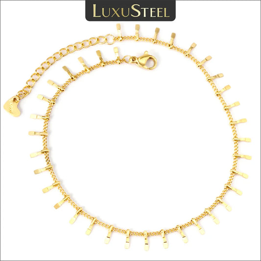 LUXUSTEEL Stainless Steel Anklets