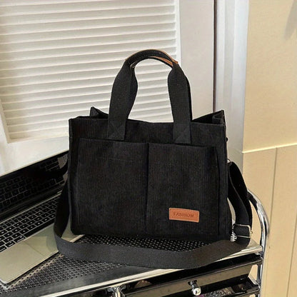 Corduroy Tote Bag