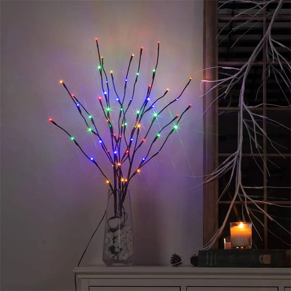 20 LED Twig Lighted Branch Vase Filler Tree Branch Light