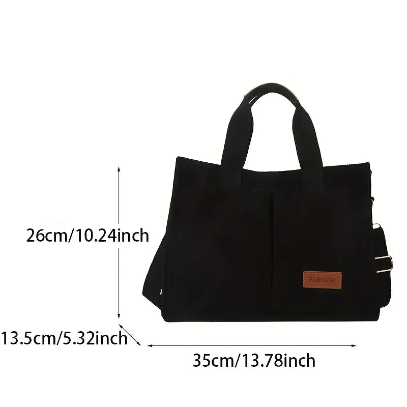 Corduroy Tote Bag