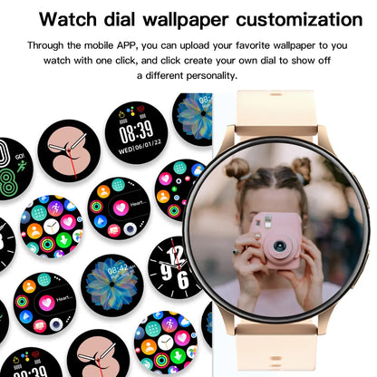 ZODVBOZ New Women Bluetooth Call Smart Watch