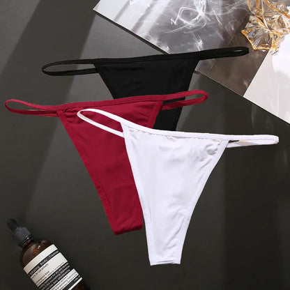 3PCS/Set Seamless Thong Sexy Thongs Panties Set