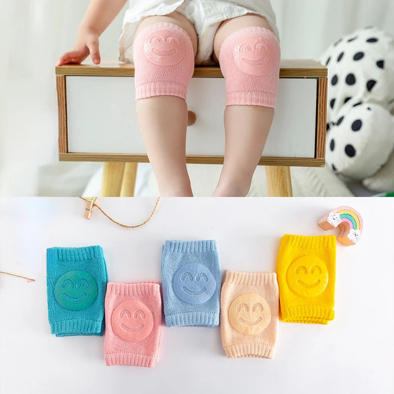 Newborn Autumn Terry Baby Socks Elbow Pads Toddler