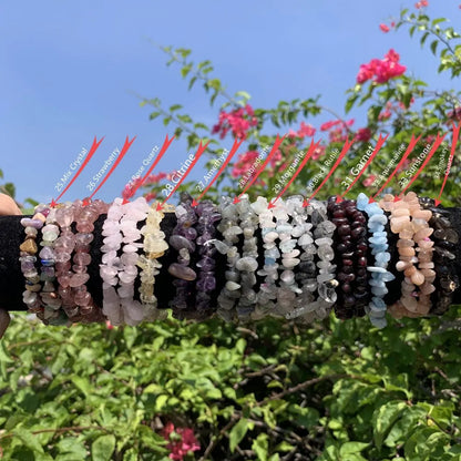 Natural Crystal Bracelet Irregular Stone Bracelet