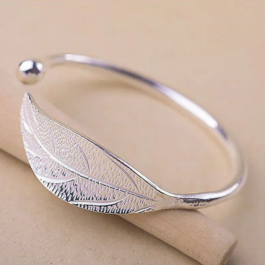 Fashion 925 Sterling Silver Woman Cuff Bracelet