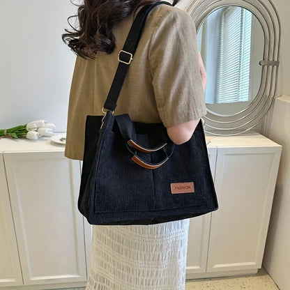 Corduroy Tote Bag