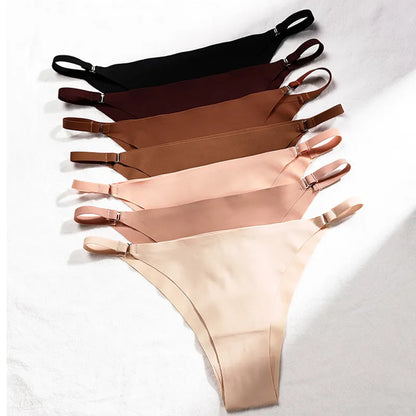 Seamless Thong Women Low Waist Panties Briefs