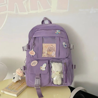 Popular Girls High School Student Backpack Bags