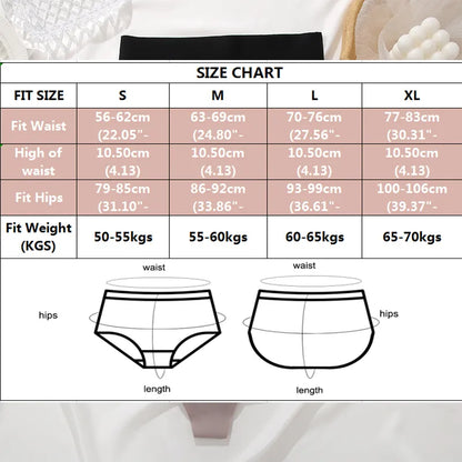 Seamless High Waist Women Thong Black Abdomen Hip Lift Briefs